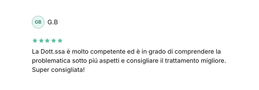 Recensione di G.B.: molto competente, super consigliata
